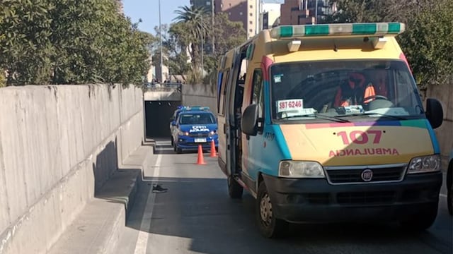 Escapaba tras cometer un robo y lo arrolló un colectivo (Policía).
