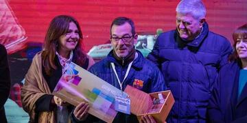 Néstor Lázaro en la Fiesta del Poncho 2023 en Catamarca