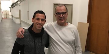 El exfutbolista y el entrenador se encontraron en 2018 durante un congreso internacional.