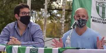 Sebastián Pena confirmó su vinculación como técnico con Estudiantes de San Luis.