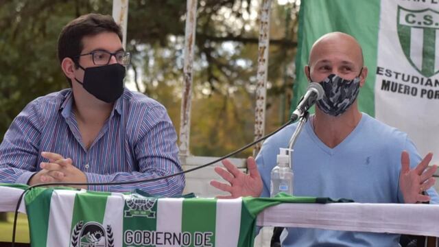 Sebastián Pena confirmó su vinculación como técnico con Estudiantes de San Luis.