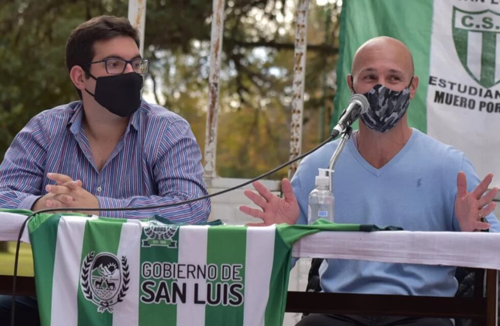 Sebastián Pena fue presentado como nuevo técnico en Estudiantes de San Luis