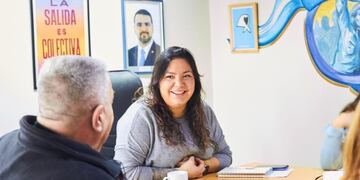 Molina se reunió con la cónsul de Chile y el presidente de los Antiguos Pobladores