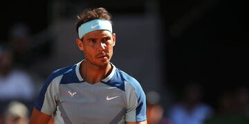 Rafael Nadal padece una lesión en su pie izquierdo que lo tiene en mal estado.