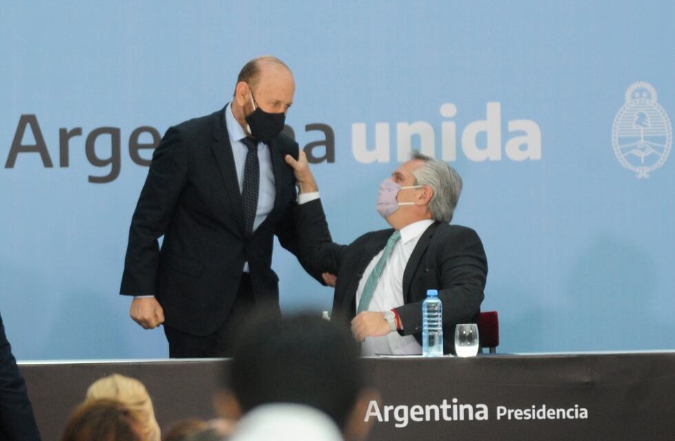 Gildo Insfrán participó de un acto en Buenos Aires junto al presidente Alberto Fernández