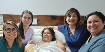 Susana Noemí es de Gualeguaychú, Entre Ríos y nació en tercer lugar este 1 de enero.