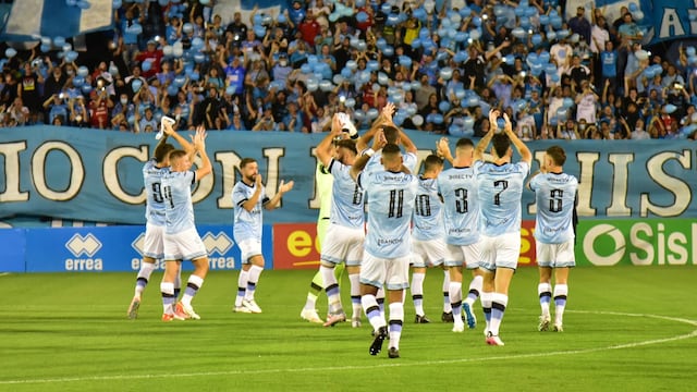 Belgrano y otro show en las tribunas del Gigante (Facundo Luque / La Voz).