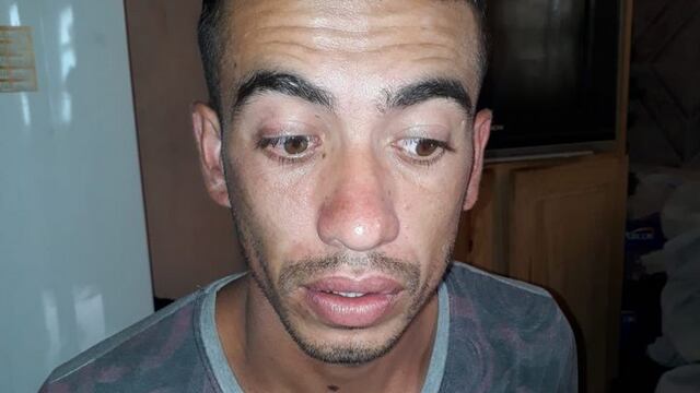 Fue detenido cerca del mediodía en barrio San Roque, acusado de un robo calificado.