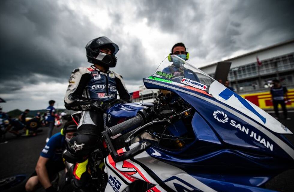 Andrés González corrió la última fecha del mundial de Superbike en Indonesia