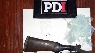 El material secuestrado por la PDI