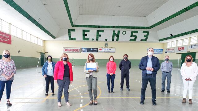 Entrega de Fondos para el CEF N° 53 de Rafaela