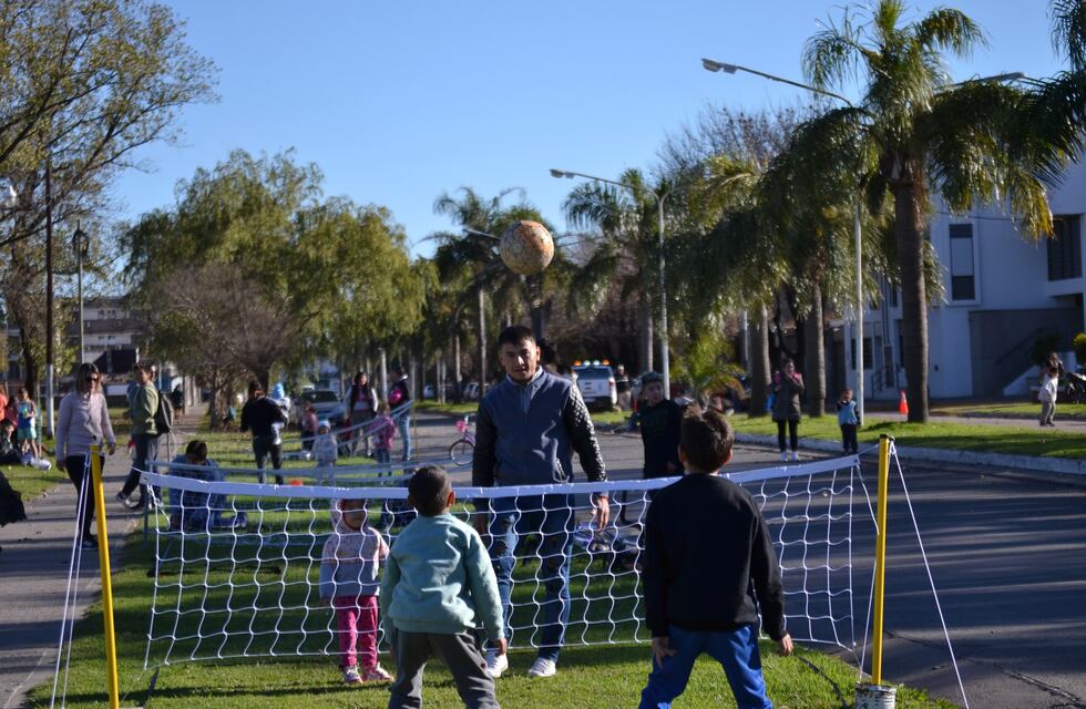 Volvió la Calle Recreativa con varias actividades para el domingo en Pérez