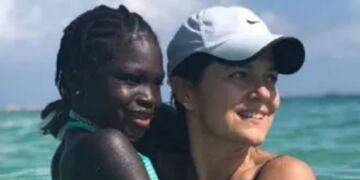 Andrea Pietra y su hija Stephanie.