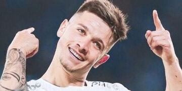 El exjugador de Talleres marcó un golazo de tiro libre en Copa Sudamericana.