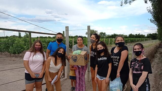 Parte del equipo de Solidaridad ante todo.