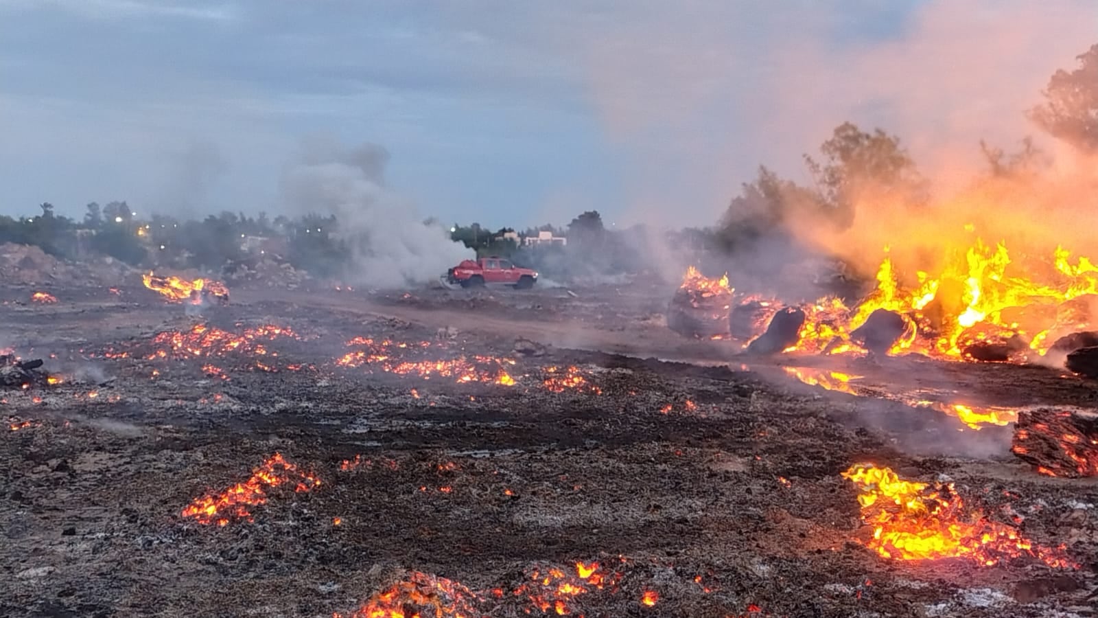 Imponente incendio en Gualeguaychú