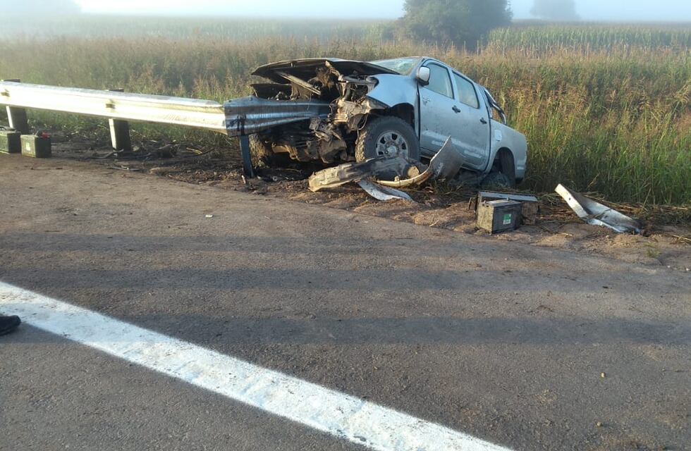 Accidente con heridos de gravedad en la Autopista 19 entre Santiago Temple y Pedro Vivas