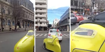 El extraordinario autito en La Plata.
