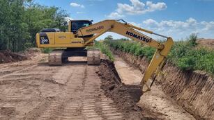 Trabajos en la zona del Bajo Peretti