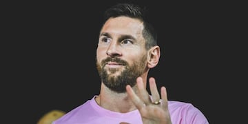 Leo se incorporó al equipo de David Beckham en julio.