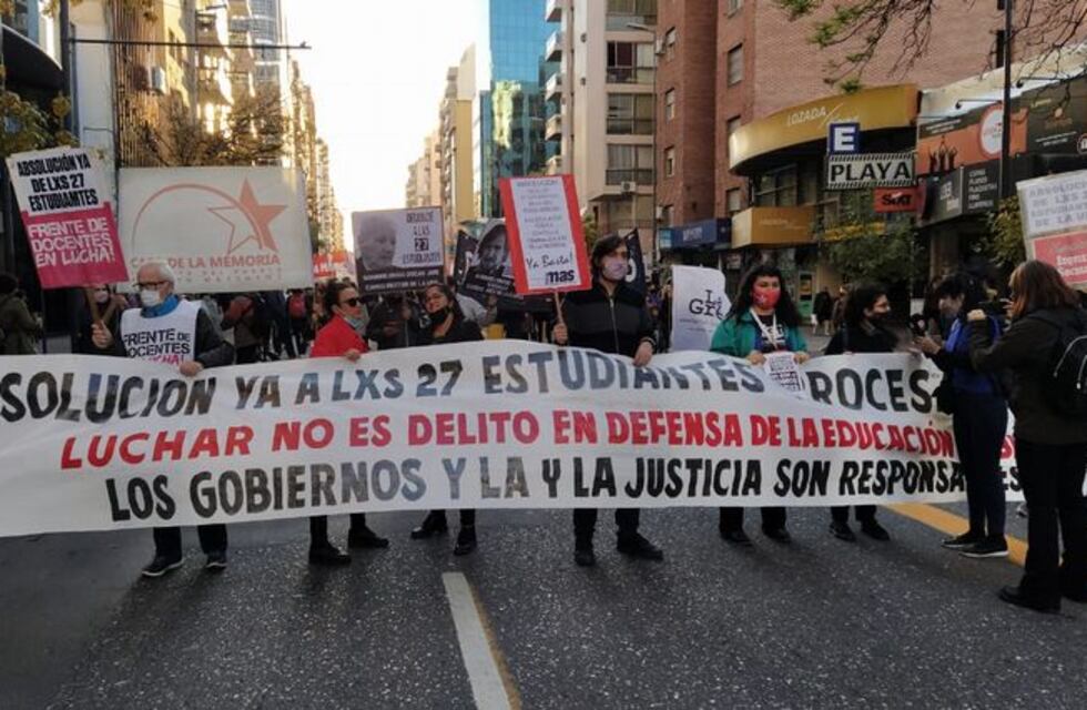 Toma del Pabellón Argentino: marcharon para pedir la absolución de los estudiantes imputados