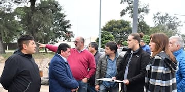 “Trabajamos de manera articulada con la Legislatura, a través del vicegobernador Miguel Acevedo y la legisladora Sandra Figueroa", expresó Marcelo Caponio. (Foto FB Marcelo Caponio)