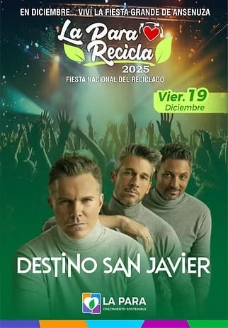 La Fiesta Nacional del Reciclado es desde el 19 hasta el 21 de diciembre en La Para.