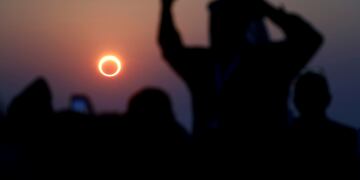 ¿Cómo se vio el eclipse en Rafaela?