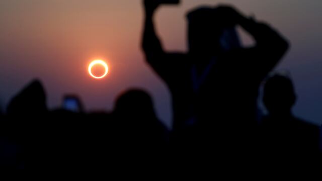 ¿Cómo se vio el eclipse en Rafaela?