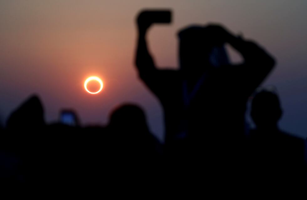 ¿Cómo se vio el eclipse en Rafaela?