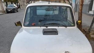 El auto recuperado por la PDI