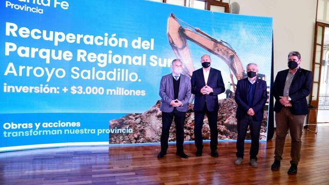 Anuncio de obras en el Parque Regional Sur