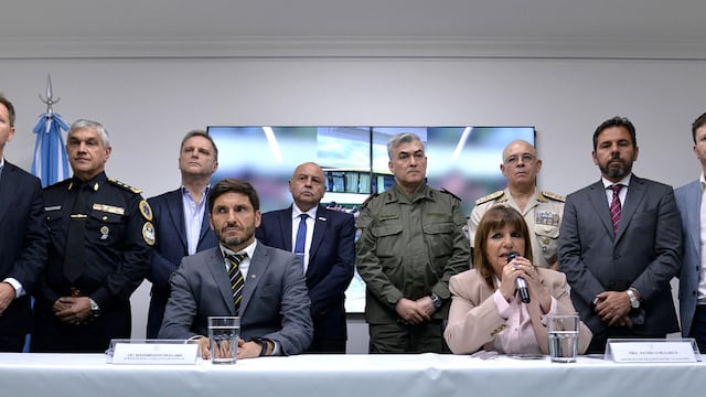 El gobernador Pullaro y la ministra Bullrich brindaron precisiones de la reunión.