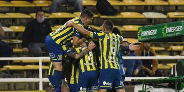 Rosario Central venció a San Lorenzo sobre el final y buscará conseguir otro buen resultado ante el líder Talleres en Córdoba. (@RosarioCentral)