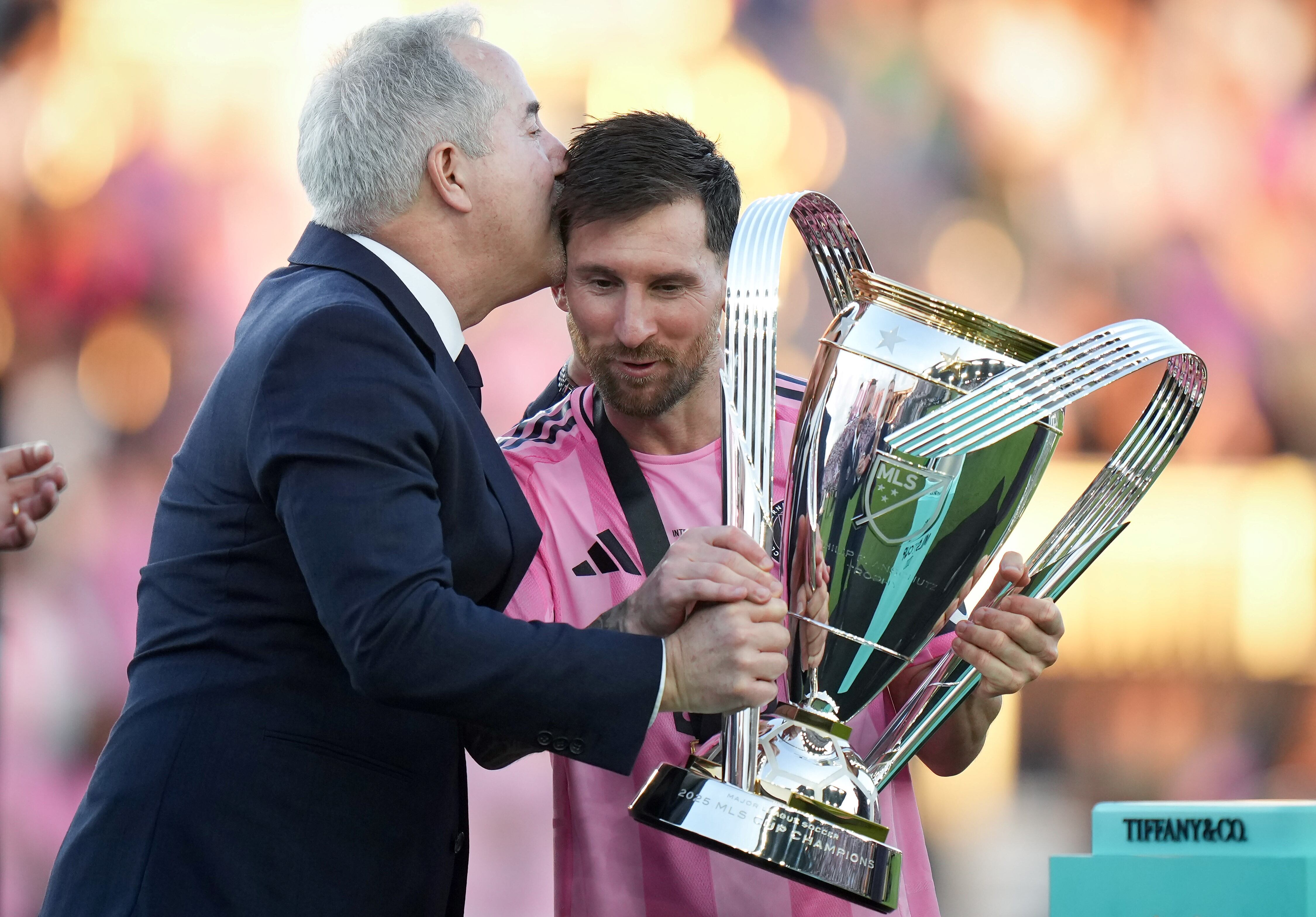Lionel Messi, campeón de la MLS con el Inter Miami. (AP)