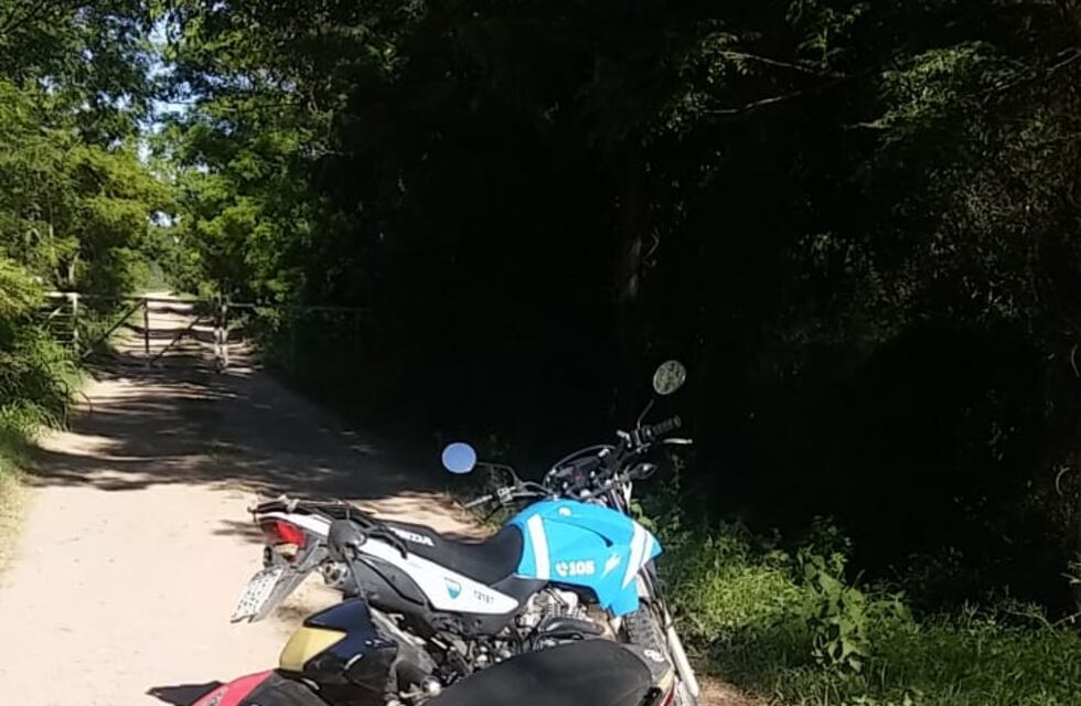 Encontraron una moto abandonada