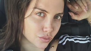 Wanda Nara en bikini negra. / Instagram