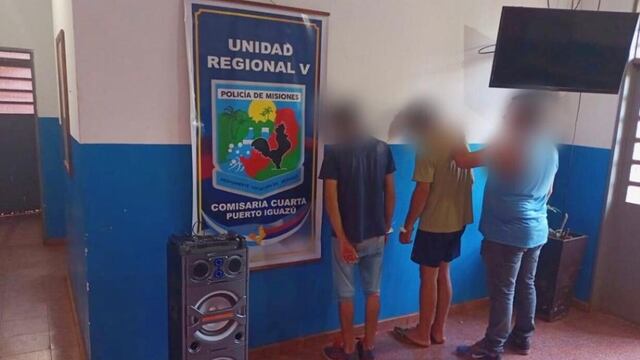 Puerto Iguazú: Dos jóvenes detenidos por robo en un local comercial.