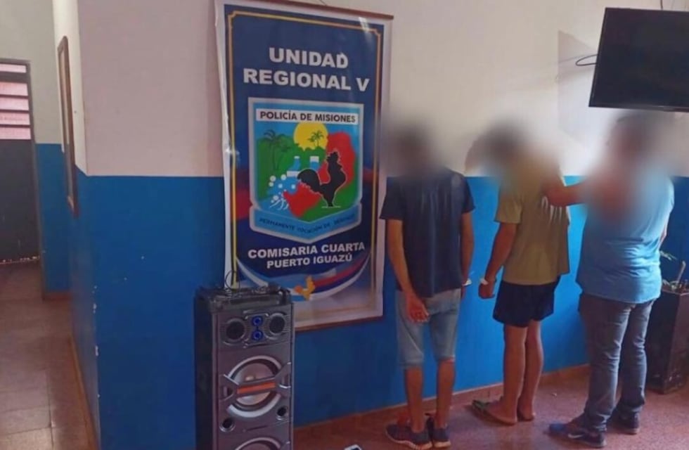 Puerto Iguazú: Dos jóvenes detenidos por robo en un local comercial