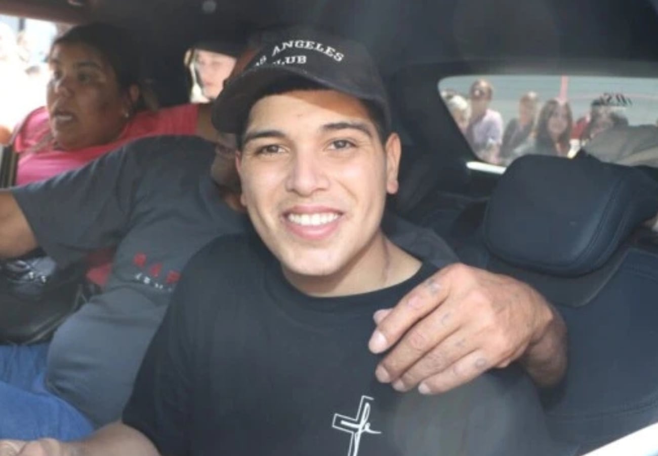 Thiago Medina tras recibir el alta médica.