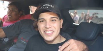 Thiago Medina tras recibir el alta médica.