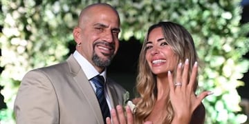 Juan Sebastián Verón volverá a ser padre con su nueva esposa, Valentina Martin