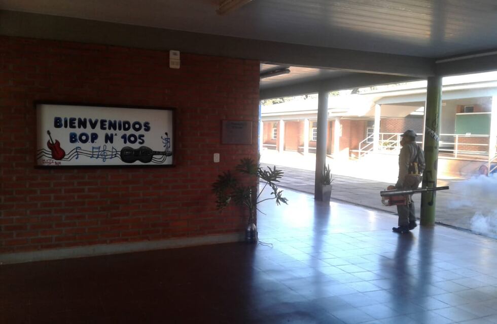 Oberá: esta semana continúa la fumigación en las escuelas