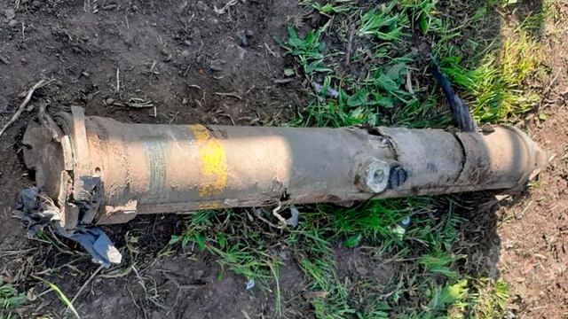 El misil encontrado en La Plata, robado en 2015 del Ejército.