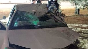 Choque en autopista.