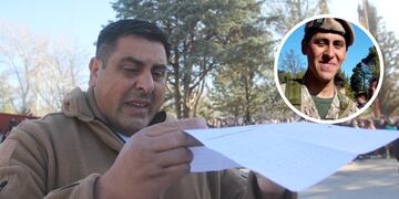 Padres de Pablo Córdoba, soldado muerto en Zapala.