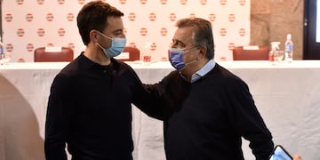 Rodrigo de Loredo y Mario Negri, protagonistas de Córdoba en la ruptura de la UCR a nivel nacional (Facundo Luque).