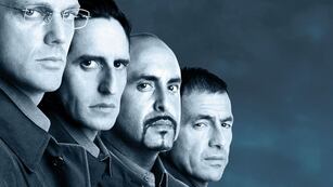 Los Simuladores, protagonizados por  Federico D'Elía, Alejandro Fiore, Diego Peretti y Martín Seefeld.