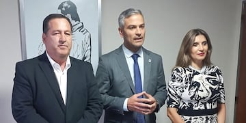 Alejandro Snopek, Juan Cardozo Traillou y Mariela Ferreyra, diputados de Unidad Por Jujuy.