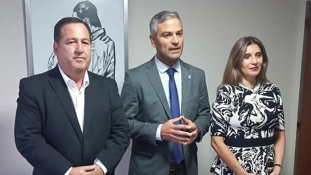 Alejandro Snopek, Juan Cardozo Traillou y Mariela Ferreyra, diputados de Unidad Por Jujuy.
